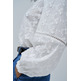 chemise femme salsa jeans floral print jacquard shirt