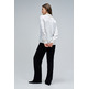 chemise femme  salsa jeans shirt with tweed detail