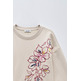 sweat-shirt femme salsa jeans sweatshirt with floral embroid