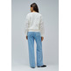 sweat-shirt femme  salsa jeans sweatshirt with floral embroid