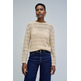 maillot femme  salsa jeans metallic threaded sweater