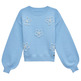 sweat-shirt femme  salsa jeans sweater with pearls