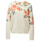 sweat-shirt femme salsa jeans floral print sweater