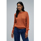 maillot femme salsa jeans sweater with shiny detail