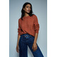 maillot femme salsa jeans sweater with shiny detail