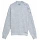 sweat-shirt femme salsa jeans lurex sweater with buttons