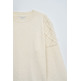 sweat-shirt femme salsa jeans sweater with pearls