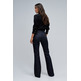 jeans femme  salsa jeans secret chino flare w/ belt