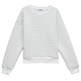 sweat-shirt femme  salsa jeans lurex jacquard sweatshirt