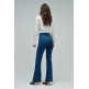 pantalon femme  salsa jeans chino secret flare w/ belt det