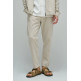 pantalon homme  salsa jeans joggers pants cotton linen bei