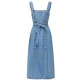 robe femme  salsa jeans dress w/ straps and belt