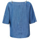 chemise femme  salsa jeans blouse w/ shoulder chain detai