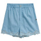 le short femme  salsa jeans short w/ embroidery detail