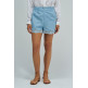le short femme  salsa jeans short w/ embroidery detail