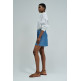 le short femme  salsa jeans skort lighdenim
