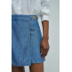 le short femme  salsa jeans skort lighdenim
