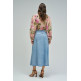 robe femme  salsa jeans lightdenim skirt