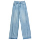 jeans femme  salsa jeans jeans wide leg wide