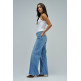jeans femme  salsa jeans jeans low rise wide medium was