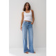 jeans femme  salsa jeans jeans low rise wide medium was
