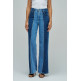 jeans femme  salsa jeans jeans faith wide w/ denim mix