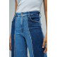jeans femme  salsa jeans jeans faith wide w/ denim mix