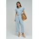singe femme  salsa jeans overall in lightdenim