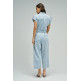 singe femme  salsa jeans overall in lightdenim