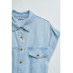 singe femme  salsa jeans overall in lightdenim
