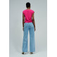 t-shirt femme  salsa jeans fahion t-shirt w/ metal applic
