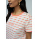 t-shirt femme  salsa jeans stripes branding t-shirt