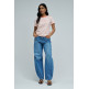 t-shirt femme  salsa jeans stripes branding t-shirt