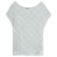 t-shirt femme  salsa jeans fashion lace t-shirt w/ inner