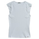 t-shirt femme  salsa jeans top with lace application