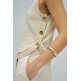 t-shirt femme  salsa jeans lurex knit top with buttons