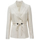 manteau femme  salsa jeans blazer with belt
