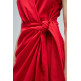 robe femme  salsa jeans sleeveless wrap linen dress