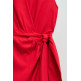 robe femme  salsa jeans sleeveless wrap linen dress