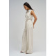 singe femme  salsa jeans sleeveless striped jumpsuit w/