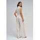 singe femme  salsa jeans sleeveless striped jumpsuit w/