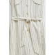 singe femme  salsa jeans sleeveless striped jumpsuit w/