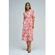 robe femme  salsa jeans midi shirt dress w/ belt