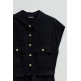 robe femme  salsa jeans sleeveless shirt dress w/ natu