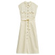 robe femme  salsa jeans sleeveless shirt dress w/ natu