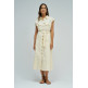 robe femme  salsa jeans sleeveless shirt dress w/ natu