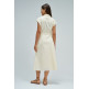 robe femme  salsa jeans sleeveless shirt dress w/ natu