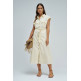 robe femme  salsa jeans sleeveless shirt dress w/ natu