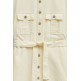robe femme  salsa jeans sleeveless shirt dress w/ natu