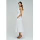 robe femme  salsa jeans plain a-line dress with/ metal